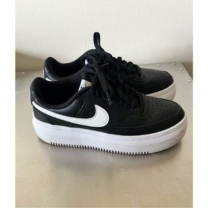 Sz 8 Nike Court Vision Alta Leather, Platform Women's Trainers Sneakers